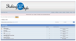 Desktop Screenshot of fishingozstyle.com.au